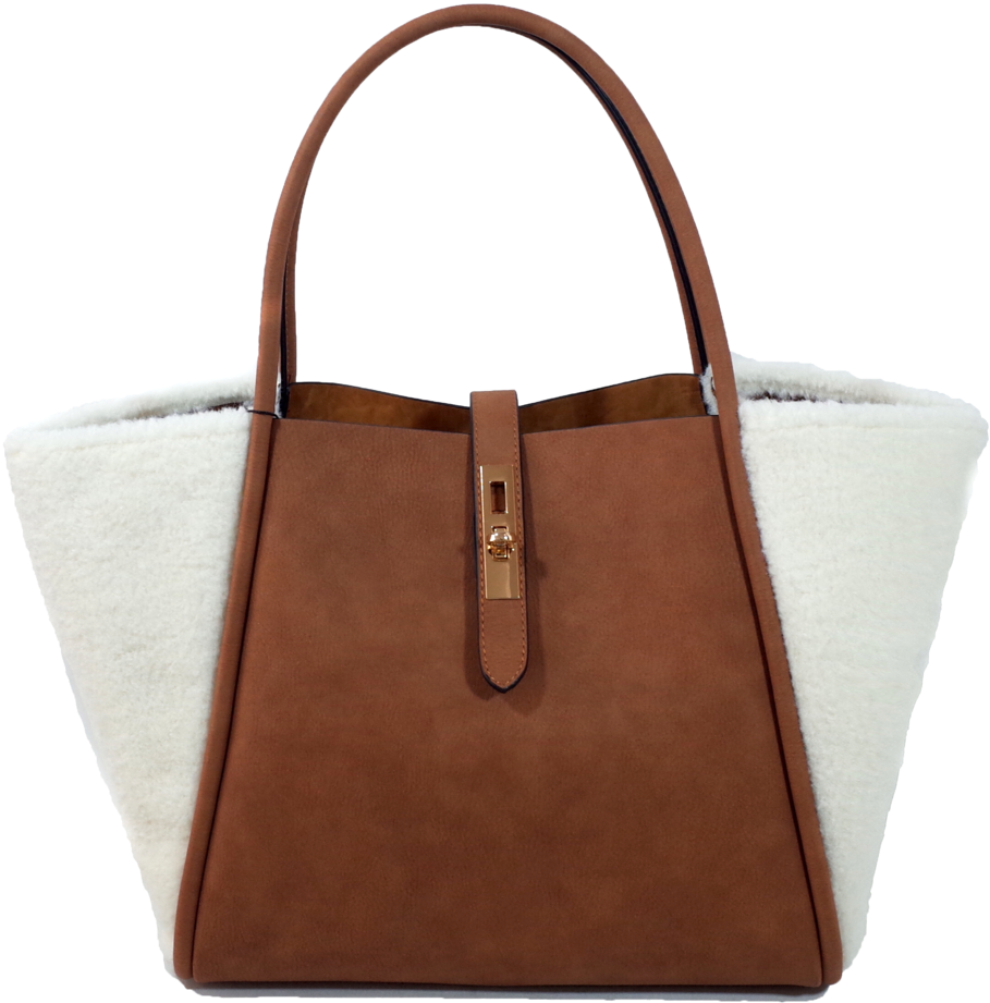 Lacy Sheep Fur Oprah's Favorite Things - Un Billion Lacy Sheep Faux Fur Tote Bag (981x1024), Png Download