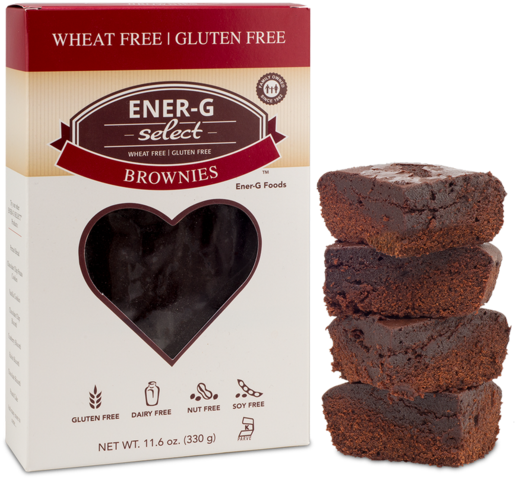 Ener G Brownies (600x570), Png Download