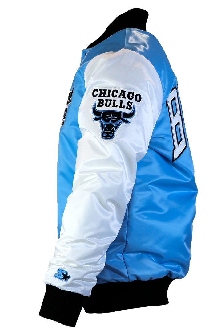 Chicago Bulls Starter Jackets "tobacco Road" - Chicago Bulls (1084x1080), Png Download