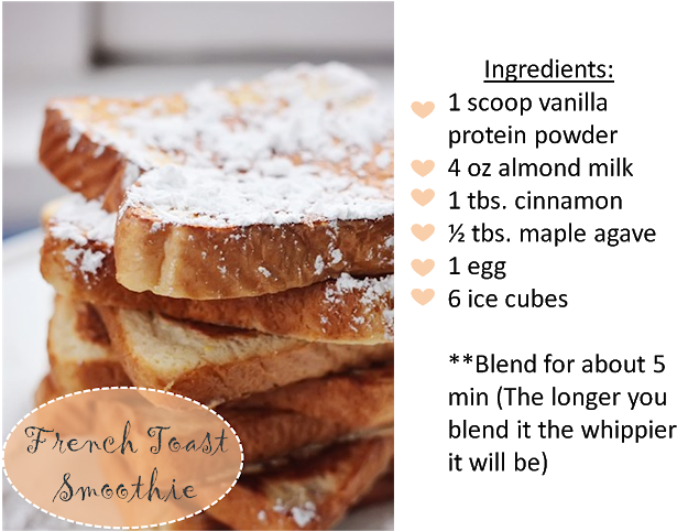 French Toast Smoothie - Toast (640x481), Png Download