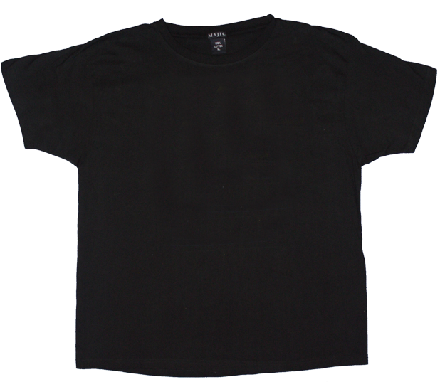 Mens Tshirt Black - Kids Black Shirt Png (650x650), Png Download