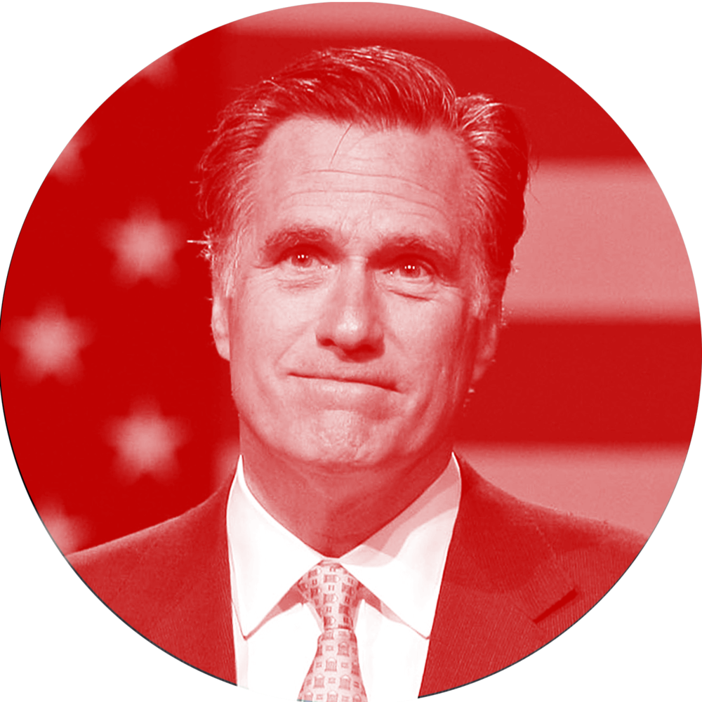 Relates To The Senate Is Packed With Trump's Potential - Mitt Romney 2012 (1000x1000), Png Download