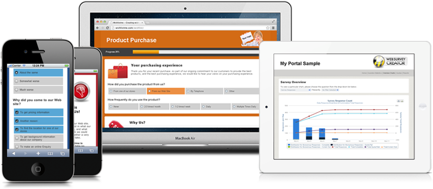 Cloud Based Web Surveys For Any Purpose - Survey Website (896x396), Png Download