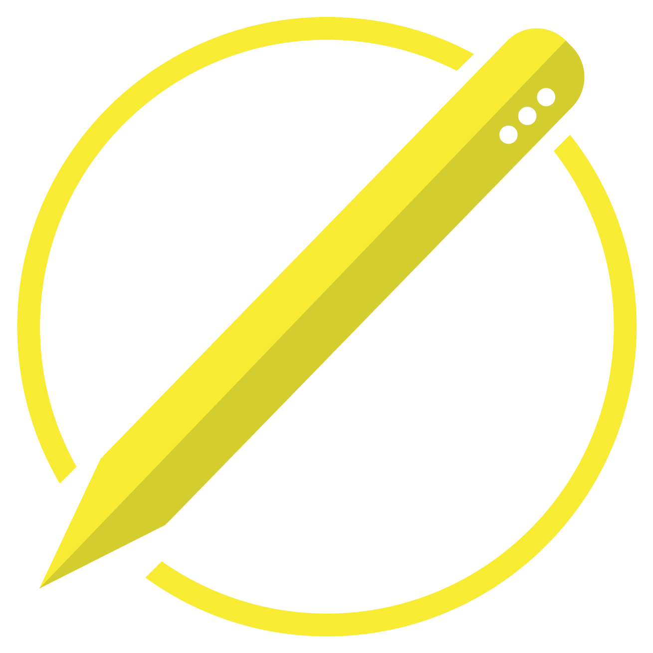 Educational Robot Pencil Icon - Circle (1500x1500), Png Download