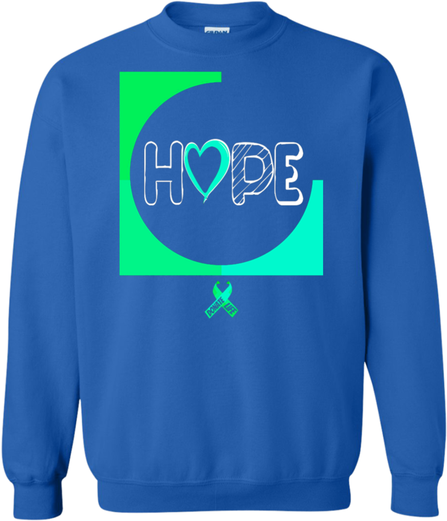 Hope Donate Life Month Shirt Kidney Organ Donor Green - Shirt (1024x1024), Png Download