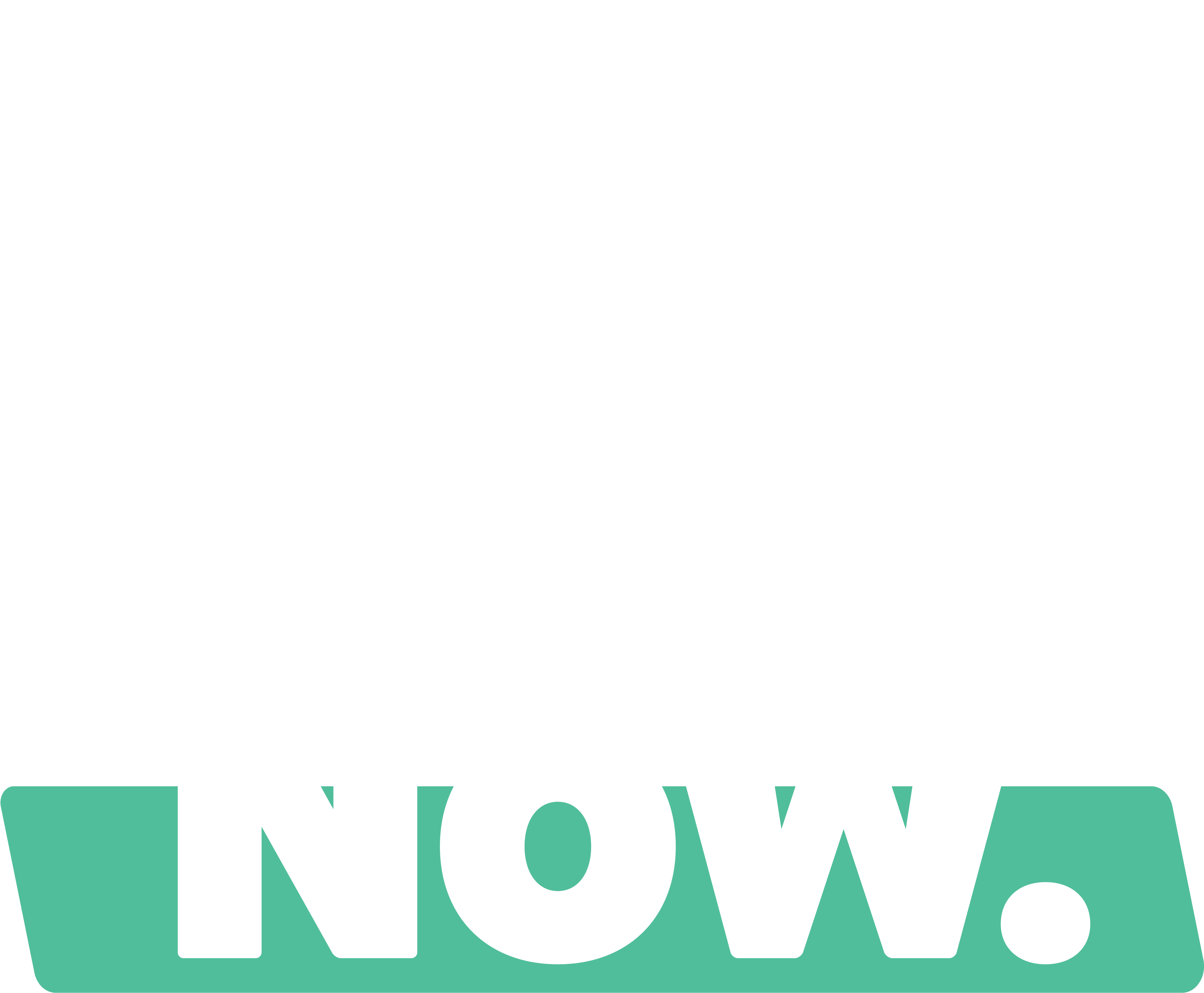 Gift It Now Stacked White Logo Green Ribbon - Graphic Design (4167x3459), Png Download