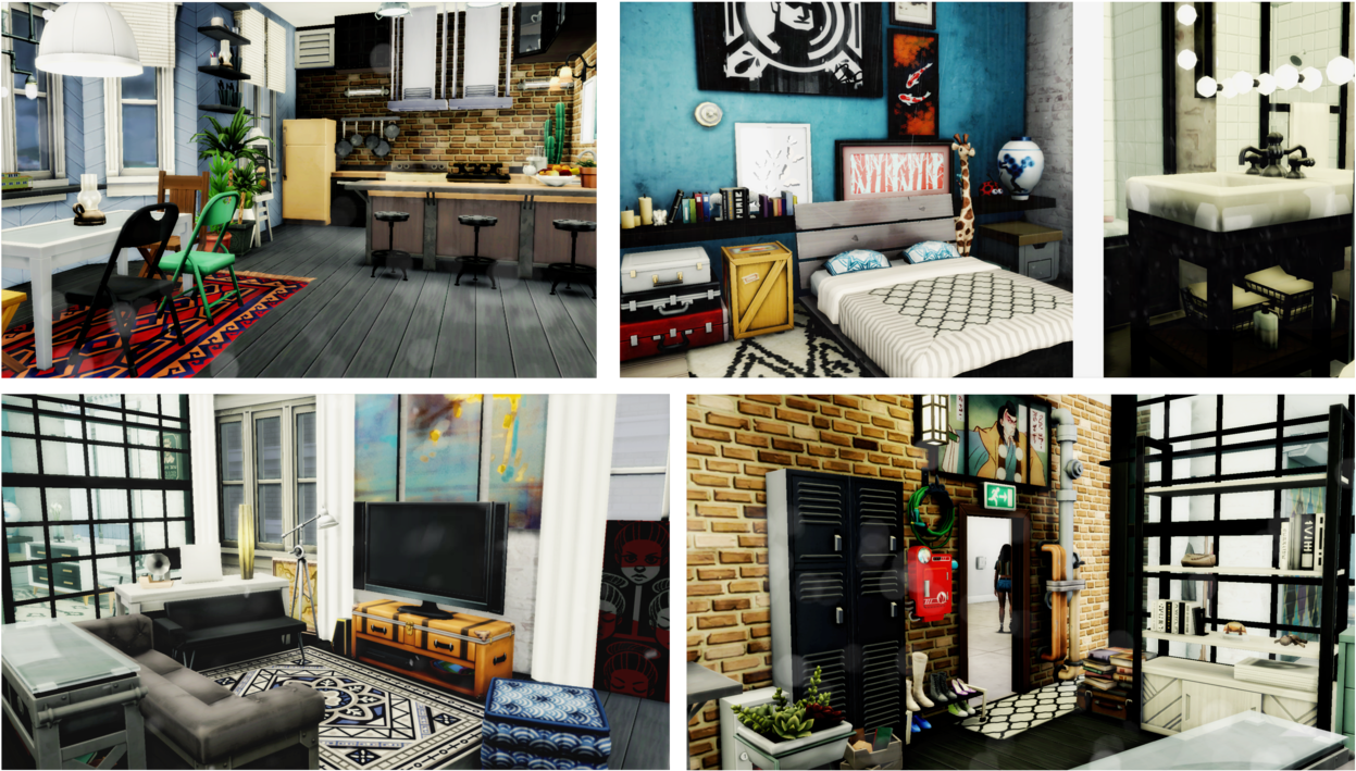 Margovivi San Myshumo Industrial Apartment Nocc This - Living Room (1280x736), Png Download