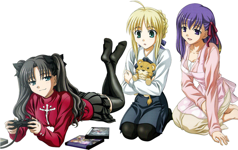 Anime Boy Render Manga Photo - Sakura Matou (988x700), Png Download