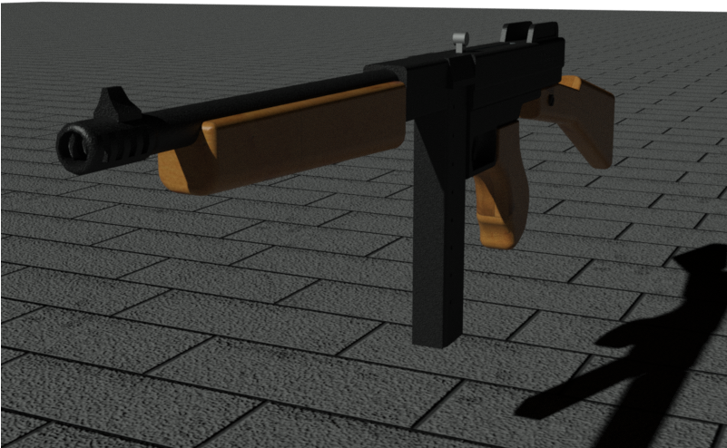 Load In 3d Viewer Uploaded By Anonymous - Firearm (800x600), Png Download