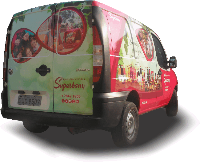 Adesivos Para Parede, Portões E Vidros - Compact Van (800x593), Png Download