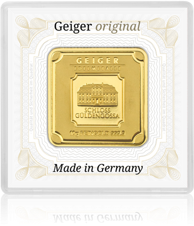 Gold Bar Geiger Original - Gold (600x600), Png Download