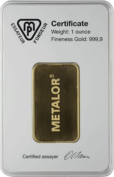 Pure Gold Bars 1 Oz Lbma-approved Brand - B Corp (600x600), Png Download