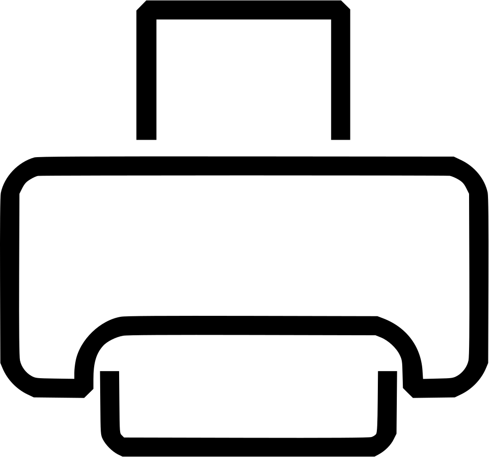 Fax Faximile Printer Print Paper Svg Png Icon Free (981x916), Png Download
