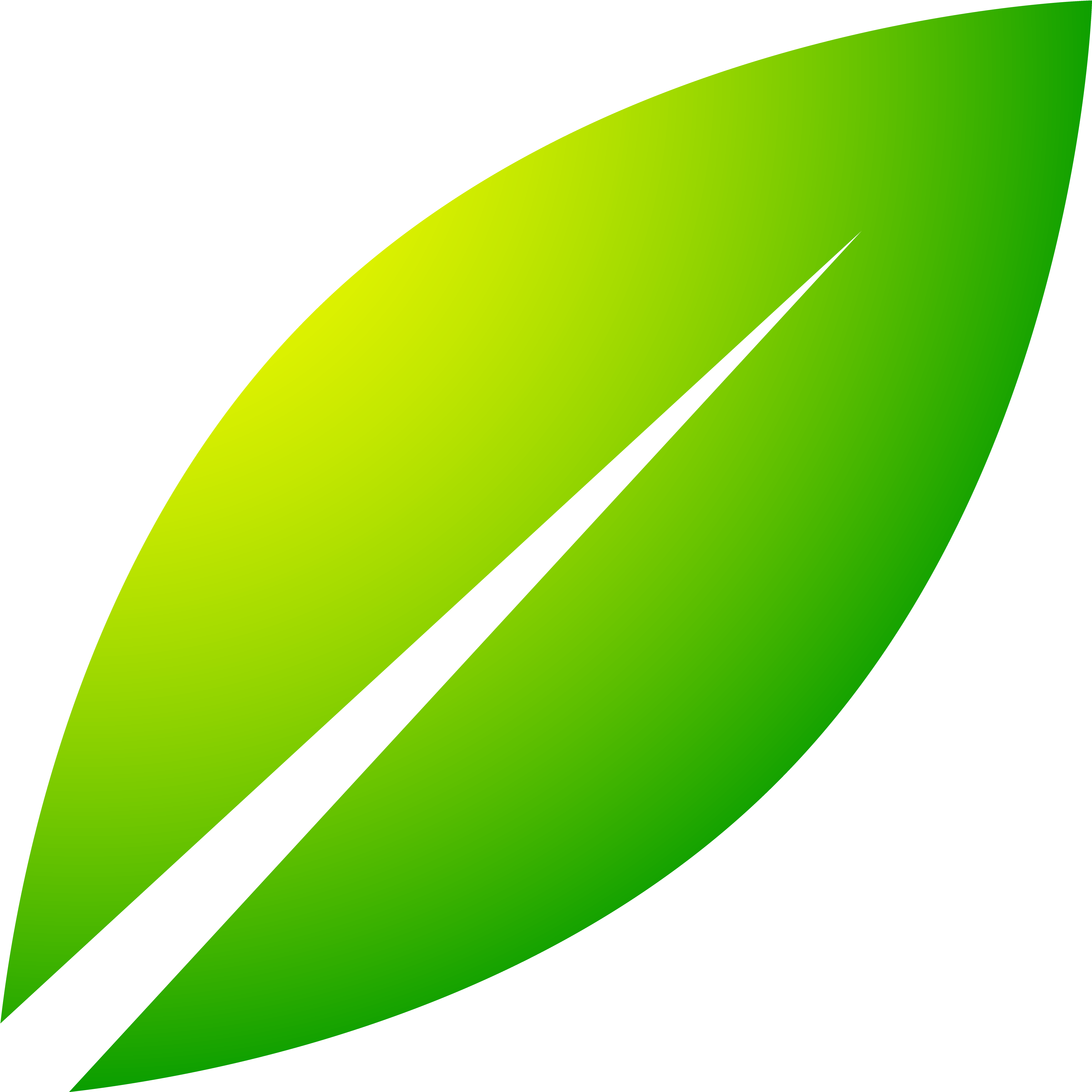 Green Leaf Icon, Silhouette - Graphic Design (5000x5000), Png Download