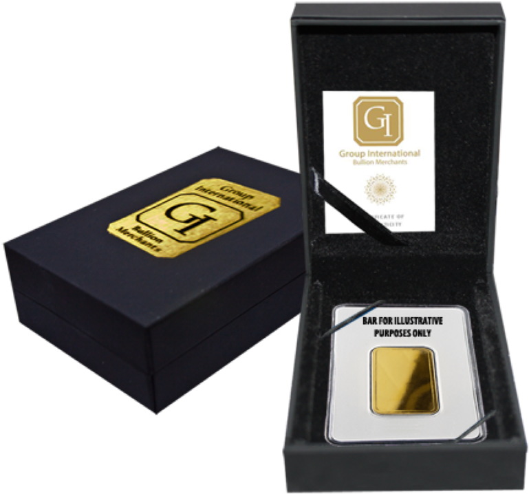 Luxury Single Bullion Bar Display Box - Box (800x800), Png Download