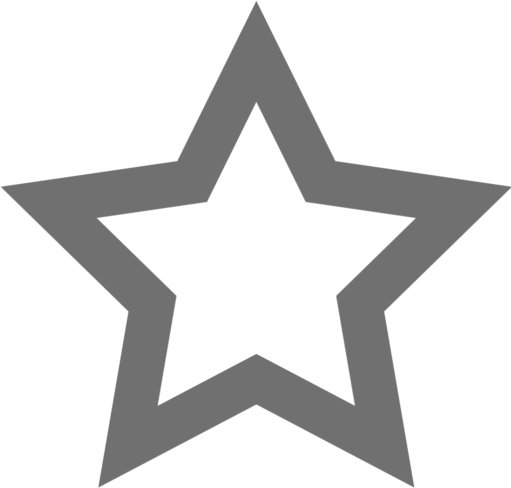 Mw Watch Icon - Grey Star Icon Png (1024x1024), Png Download