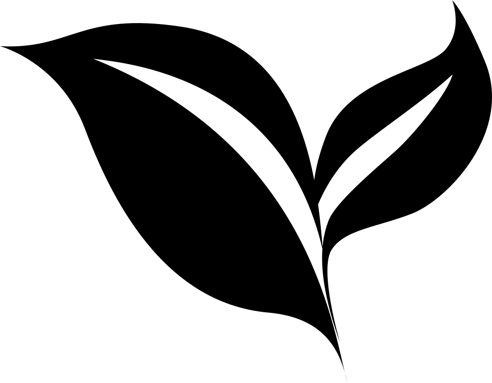 Png File Svg - Seedling Png Black (980x764), Png Download