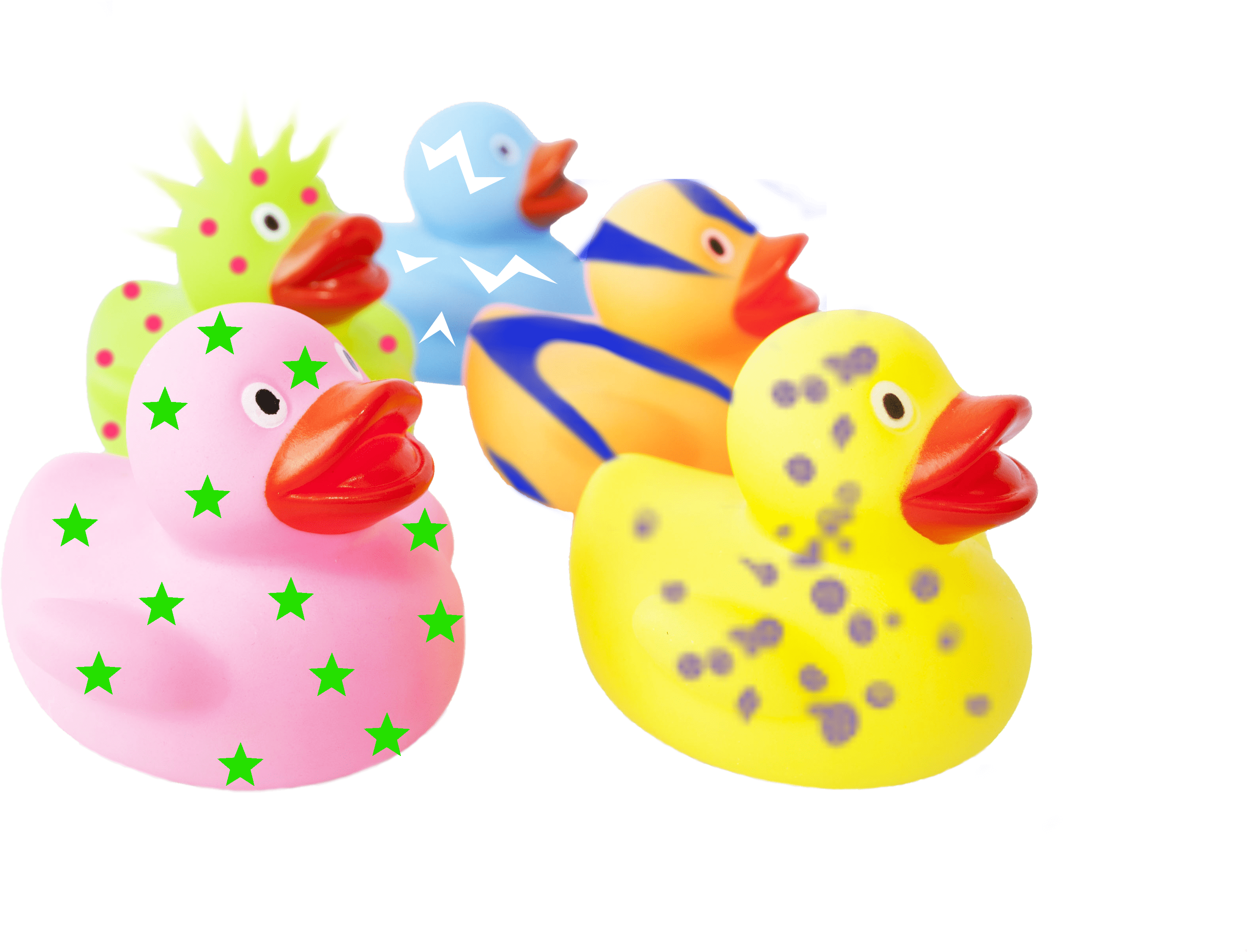 Creative-ducks - Bath Toy (3685x2592), Png Download