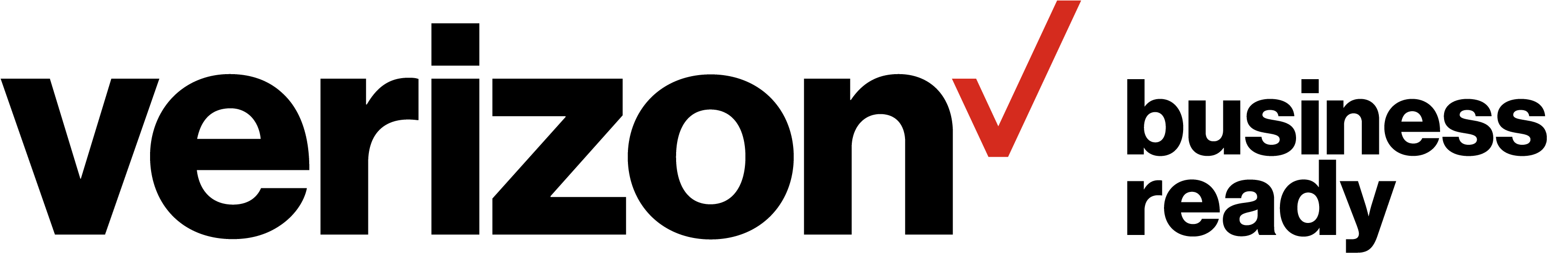 Contact Us - Verizon Business Ready Logo (3586x983), Png Download