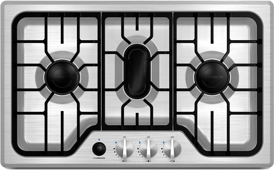 Stainless Steel Gas Cooktop - Furrion Cooktop (1000x666), Png Download