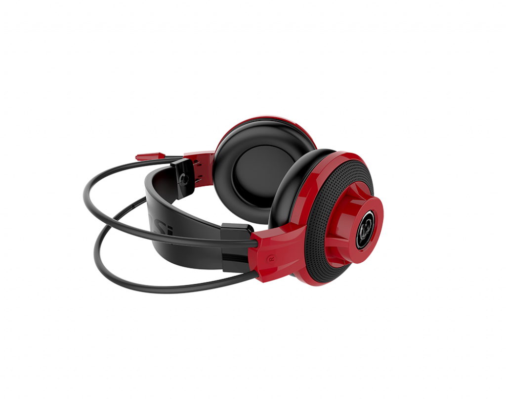 Msi Ds501 Gaming Headset Red (1024x820), Png Download