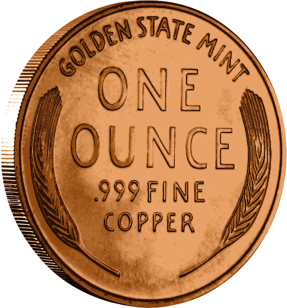 Copper Lincoln Wheat Penny - Circle (591x633), Png Download