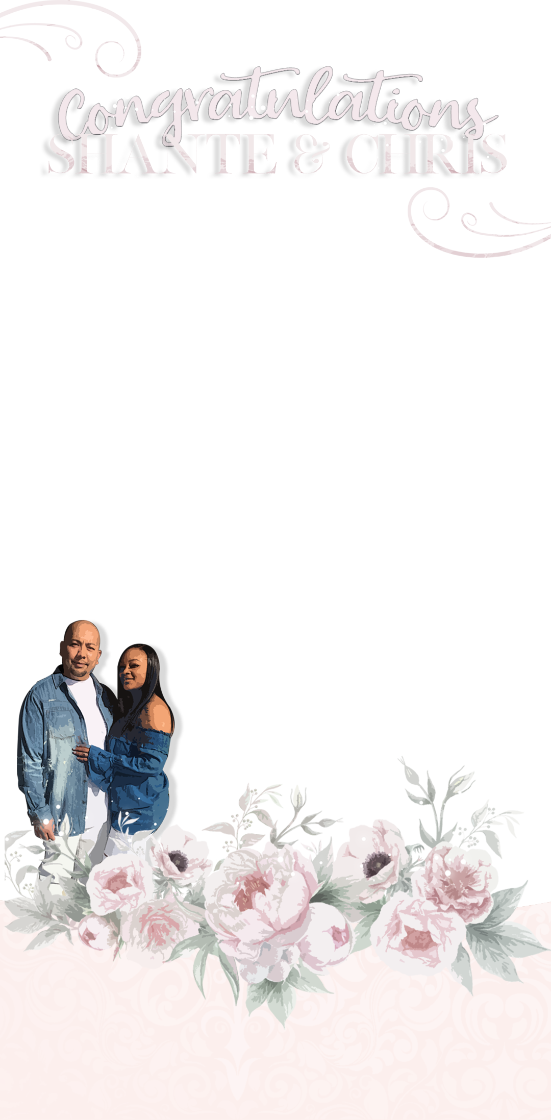 Felici-filter - Garden Roses (1080x2195), Png Download