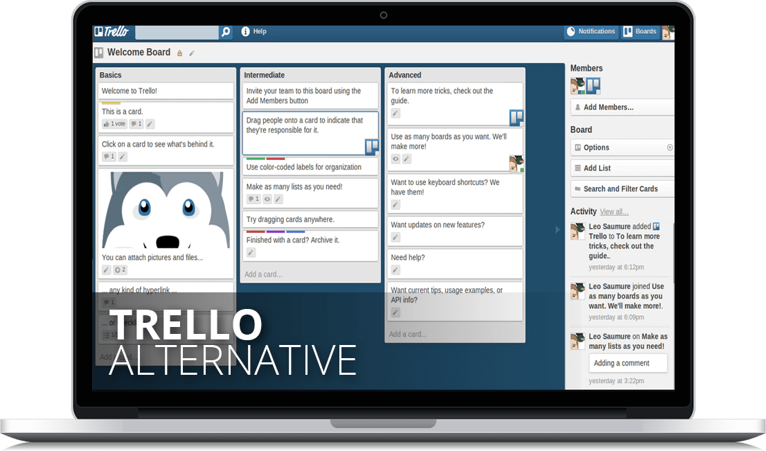 Easynote Free Task Manager - Alternative Trello (1106x651), Png Download