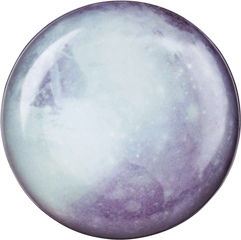 Diesel By Seletti Cosmic Dinner Plate Pluto-0 - Plate (1200x1200), Png Download