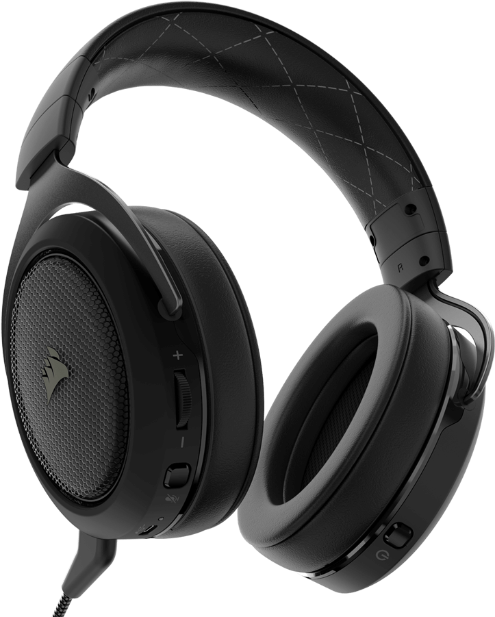 Corsair Hs70 Wireless Gaming Headset With Surround - Corsair Hs50 Stereo Gaming Headset Carbon (868x900), Png Download