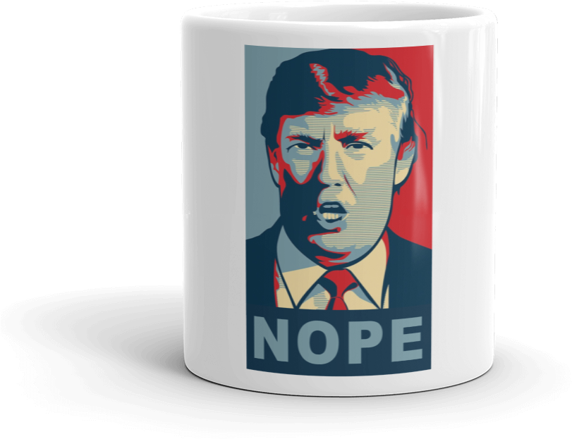 Image Of Nope Coffee Mug - Coffee Cup (1000x1000), Png Download