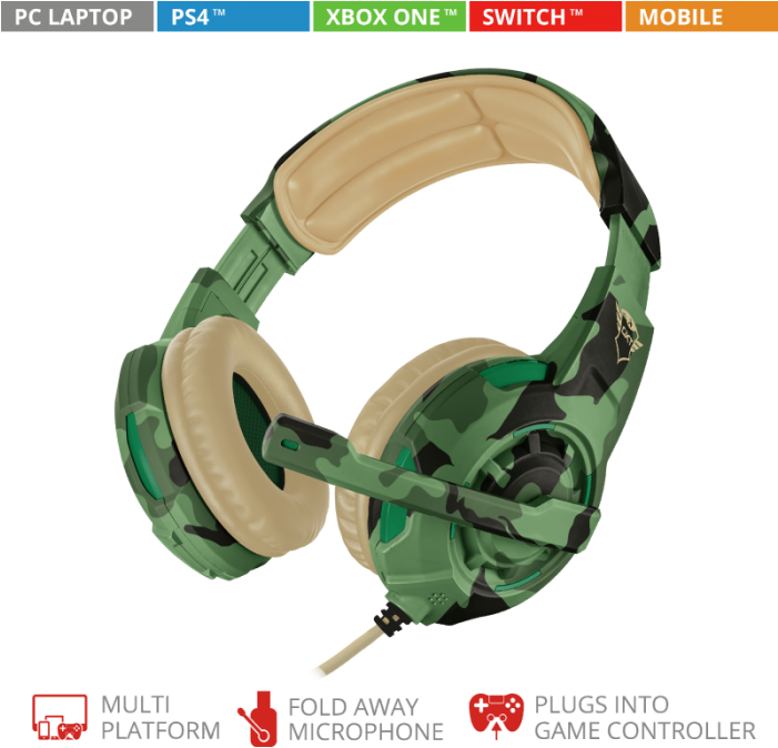 Trust Gxt 310 Gaming Headset (700x700), Png Download