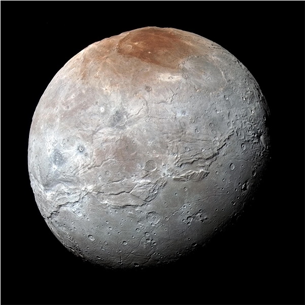 The Latest Images Of Pluto's Largest Moon Reveal A - Would The Earth Look Like Without (900x600), Png Download