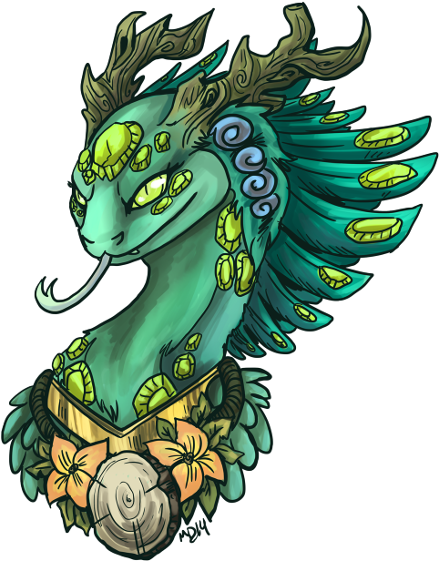 Last Batch Of Headshots For Win On Flightrising Gaia, - Illustration (500x633), Png Download