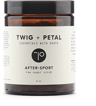 Twig Petal After-sport Raw Sugar Scrub - Cosmetics (600x900), Png Download
