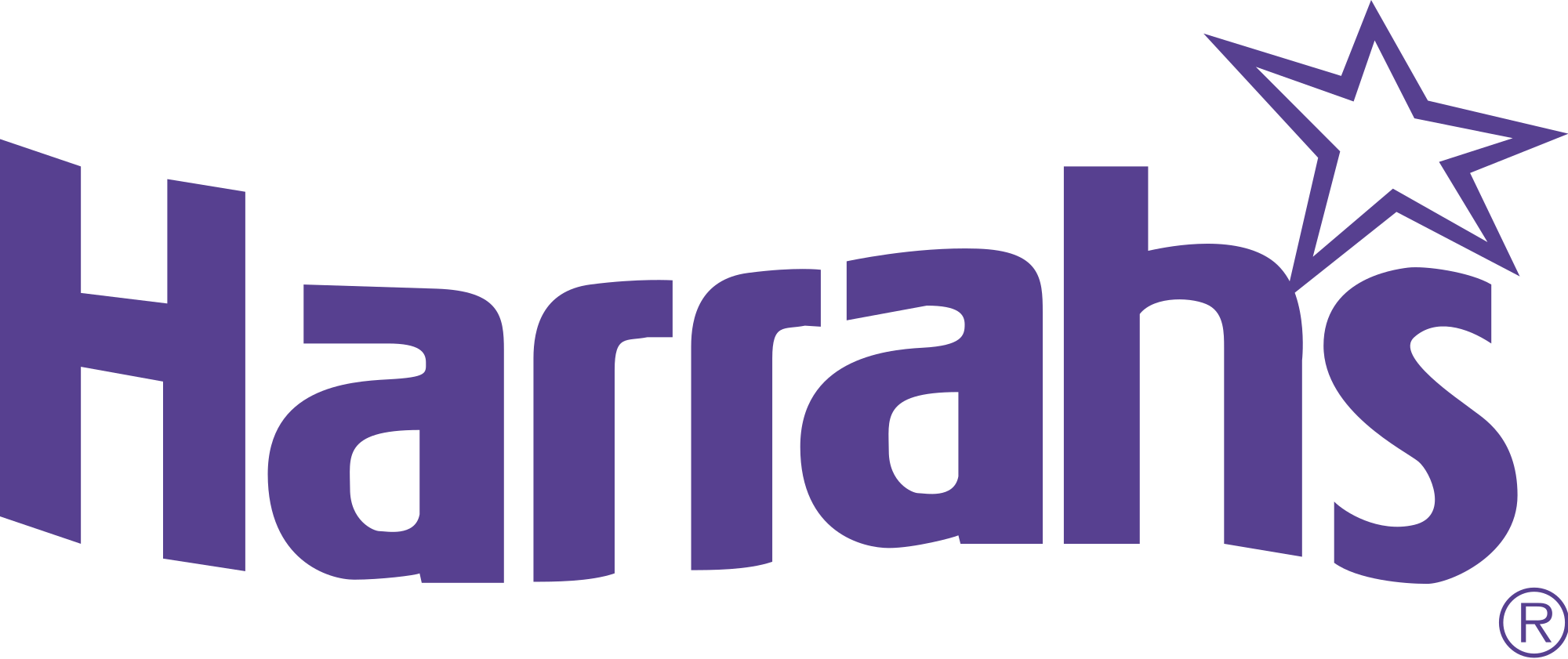 File Harrah S Logo Svg Wikimedia Commons - Harrahs Logo (2000x841), Png Download