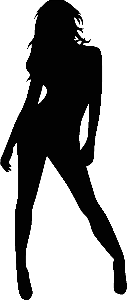 Stripper With Pole Decal Sticker Striptease Strip Dancer - Girl Shadow Clipart (1200x1200), Png Download