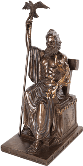Bronze Statues Greek Gods (555x555), Png Download