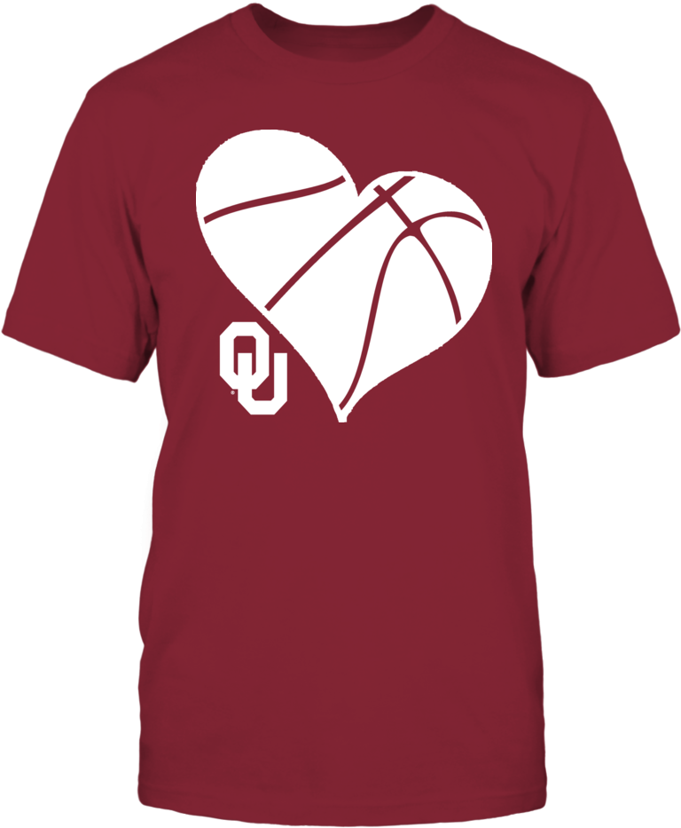 Ou Basketball Heart - Oklahoma Sooners (1000x1000), Png Download