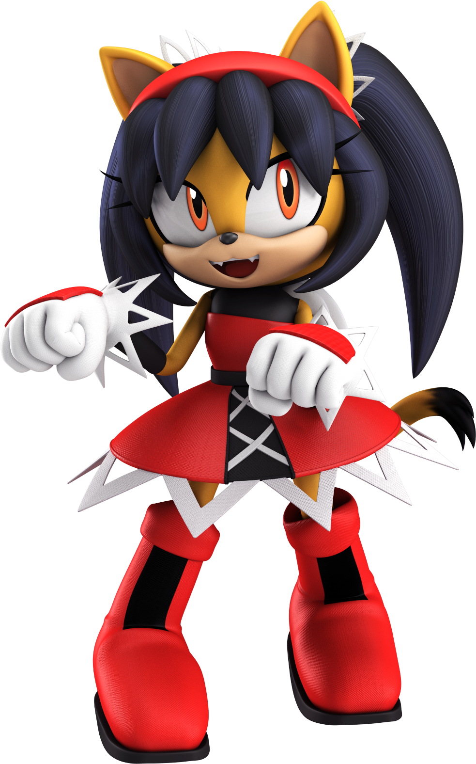 Honey The Cat - Sonic Forces Avatar Girl (1090x1659), Png Download