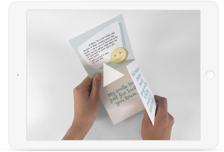 Scrubdaddy Ipad Mockup - Envelope (1000x648), Png Download