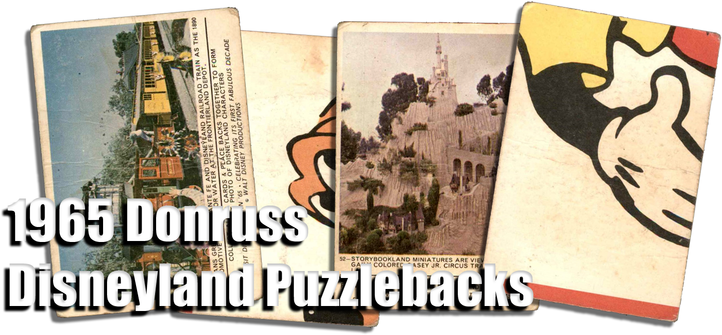 1965 Donruss Disneyland Puzzlebacks - Poster (1500x675), Png Download