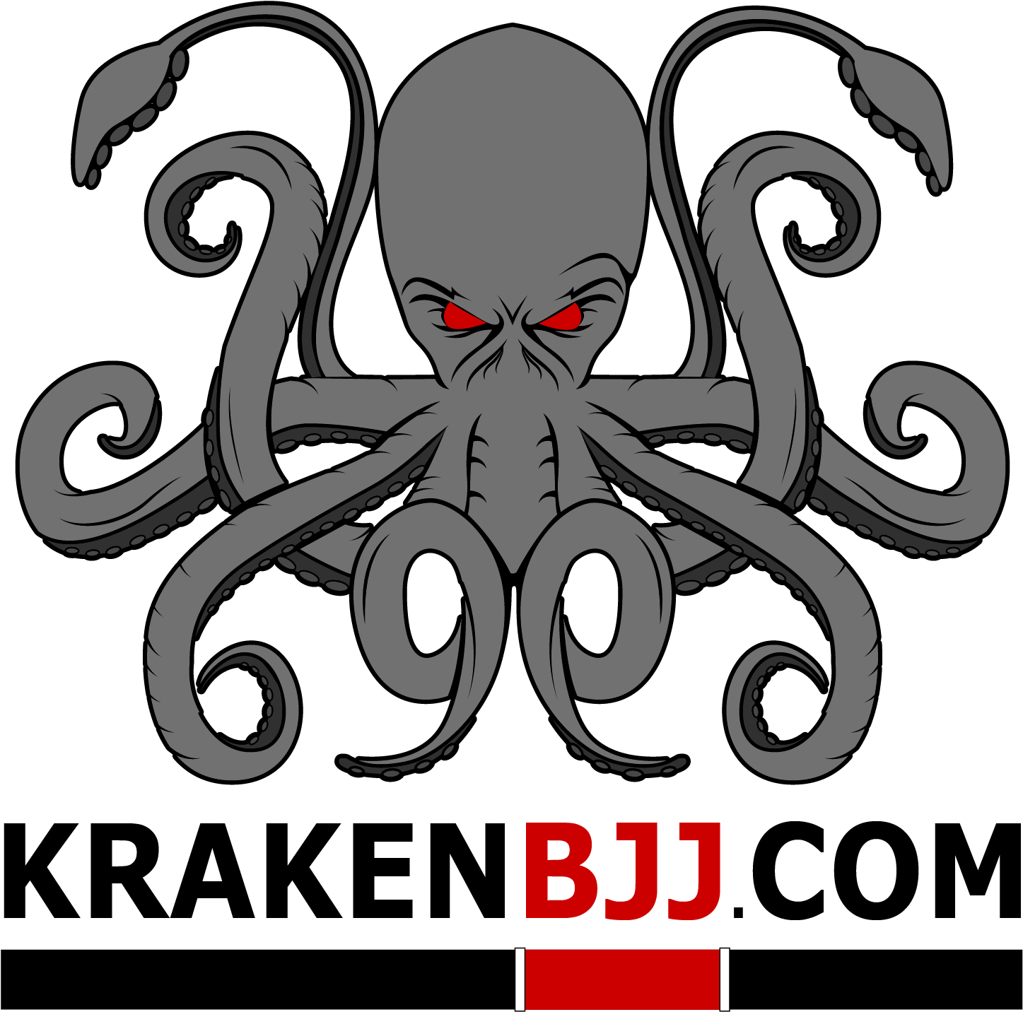 Kraken Bjj Logo - Illustration (1470x1431), Png Download