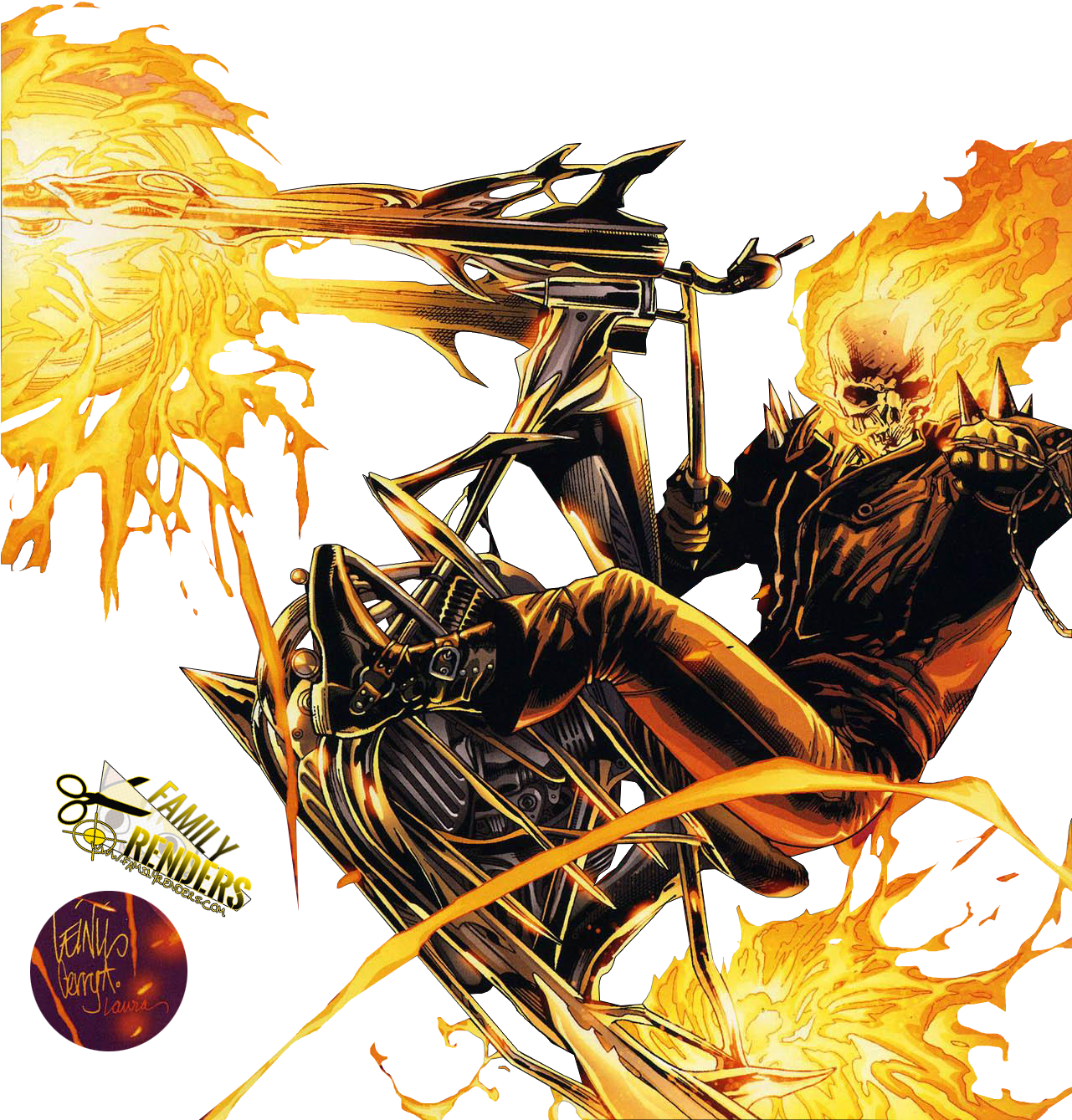 Earth 1610 Ghost Rider (1280x1354), Png Download