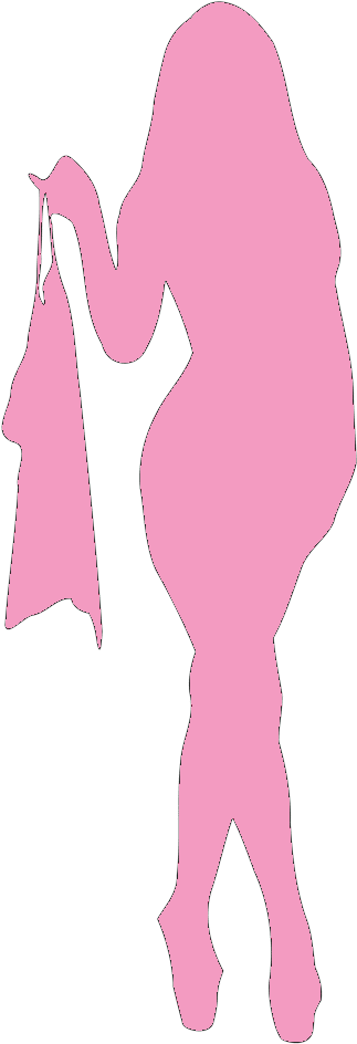 North Wales Escorts - Silhouette Pin Up Girl (958x958), Png Download