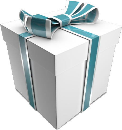 Gift Icon (900x520), Png Download