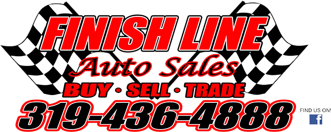 Finish Line Auto Sales - Banderas De Cuadros (1200x300), Png Download