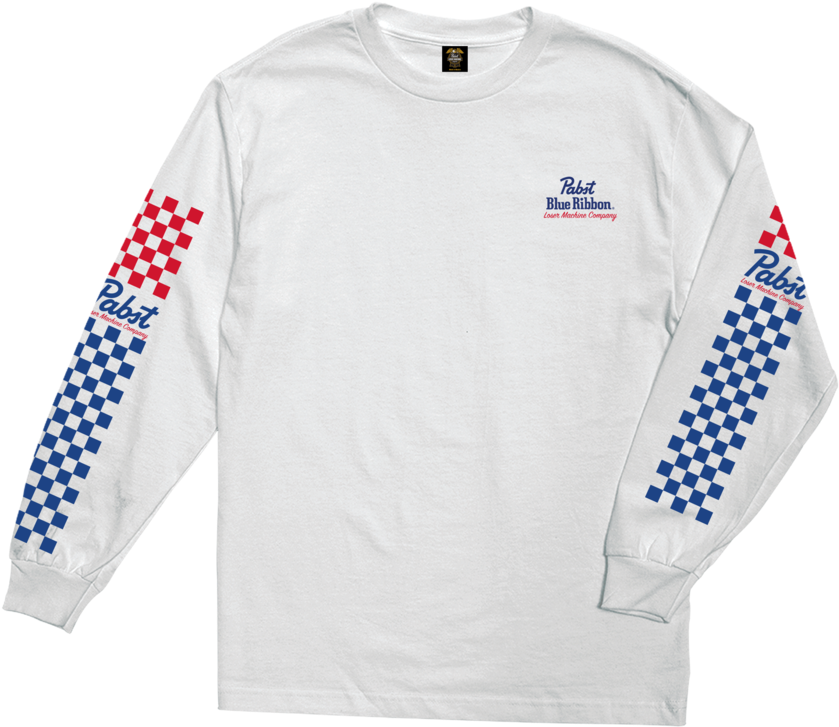 Lmc X Pbr Finish Line Ls Tee - Long-sleeved T-shirt (1024x878), Png Download