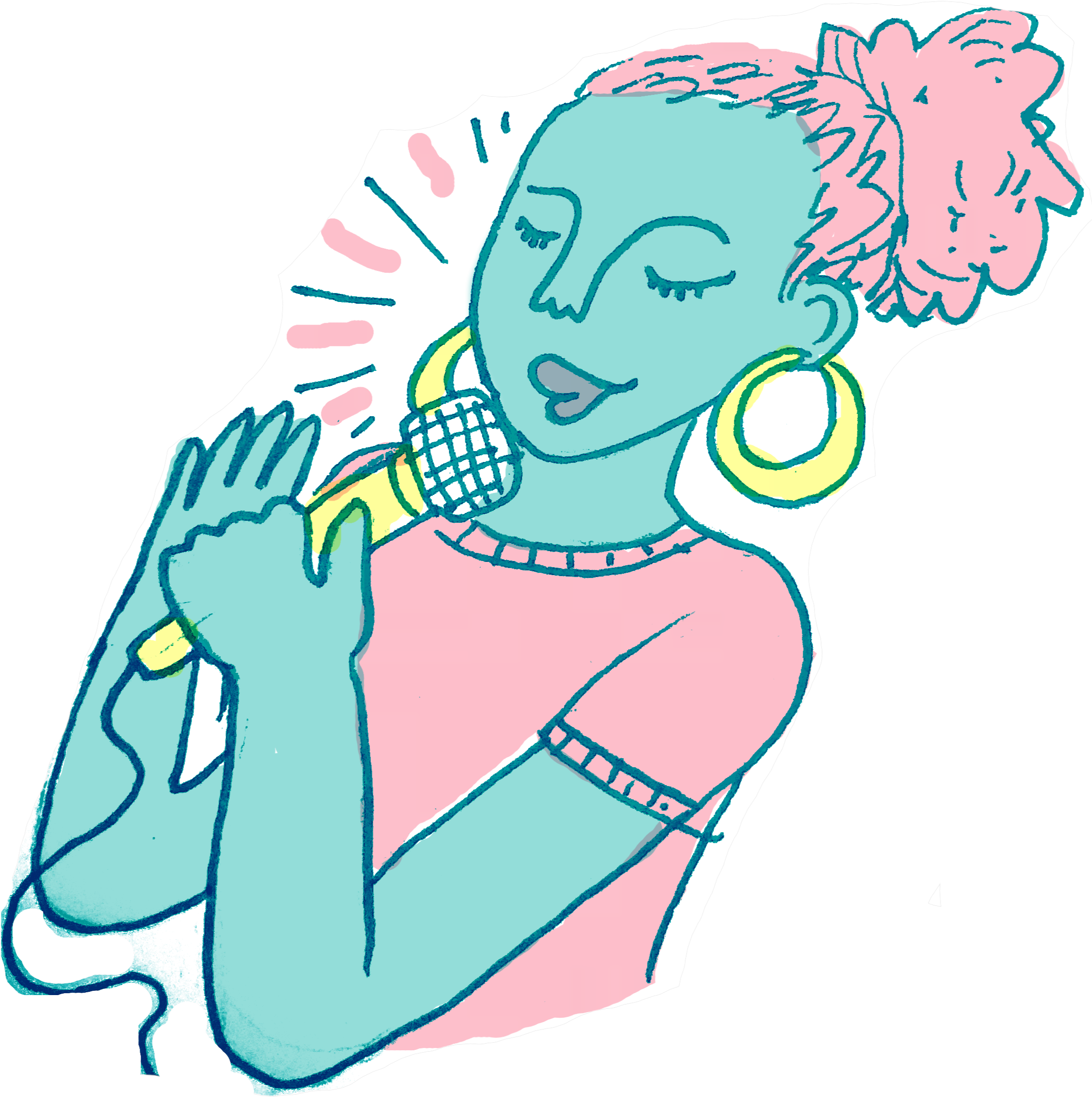 Swimming Upstream In The Music Scene - Illustration (2428x2518), Png Download