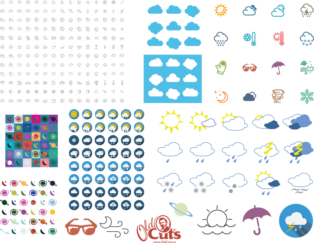 A10 Weather Icons (1024x792), Png Download